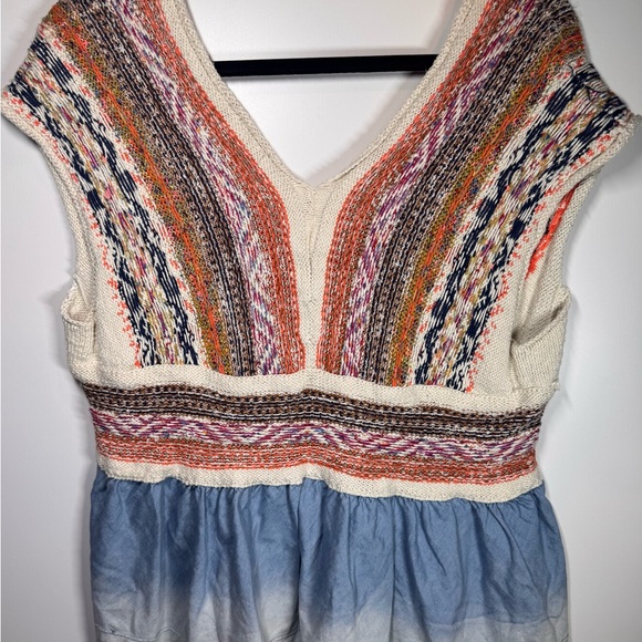 Free People Multicolor Knit Top - Picture 6 of 9